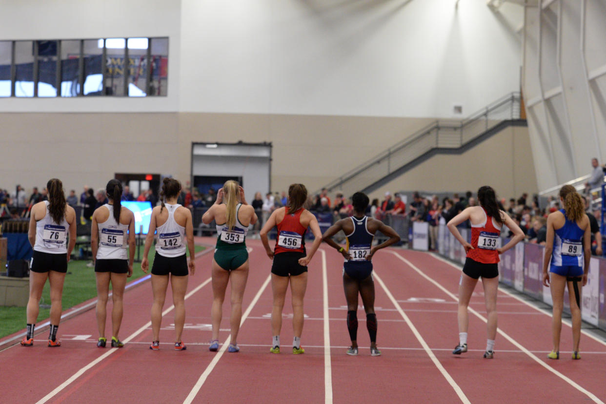 Title IX enforcement in athletics largely falls on students and those around them to file formal complaints or lawsuits. (Evert Nelson/NCAA Photos via Getty Images)