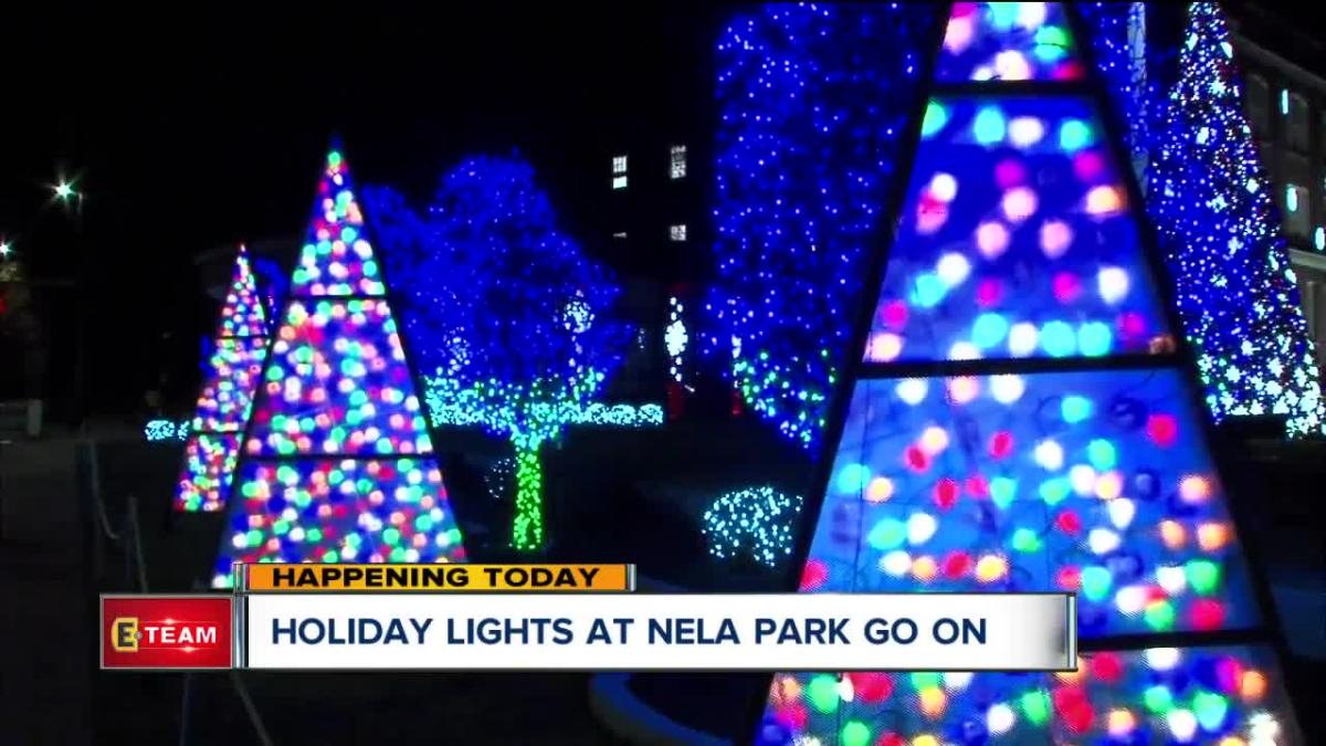 Holiday lights at Nela Park go on!