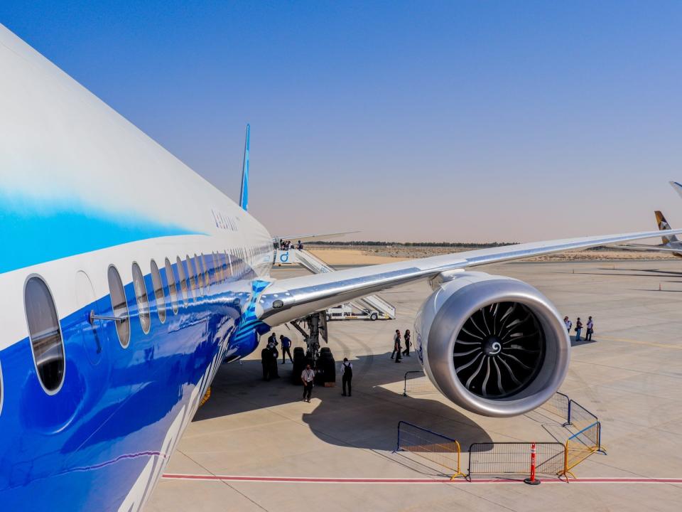 Boeing 777X at Dubai Airshow 2021