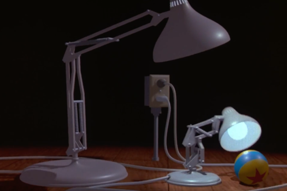The Luxo ball in its original appearance, in the short <i>Luxo Jr.</i> (Image: Pixar)