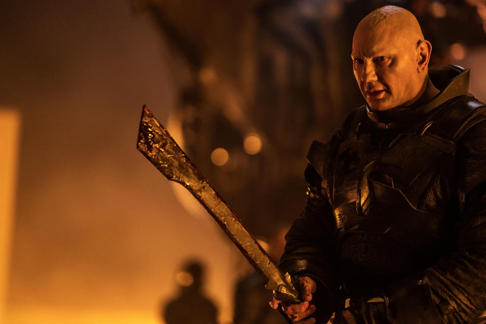 Dave Bautista as 'Beast' Rabban Harkonnen in Dune: Part Two