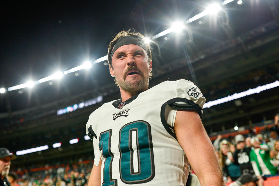 Gardner Minshew made the most of his first Eagles start. (Dustin Bradford/Icon Sportswire via Getty Images)