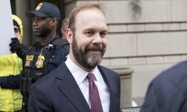 Rick Gates, former deputy campaign manager for Donald Trump. Photograph by Andrew Harrer/Bloomberg