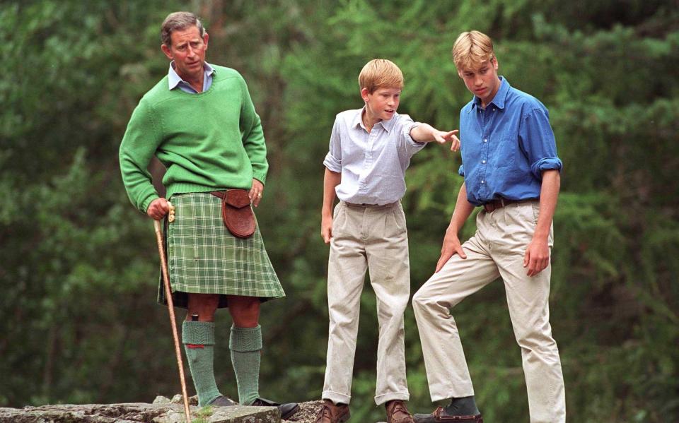 Prince Charles and his sons William and Harry are champions of conservation - Tim Graham 