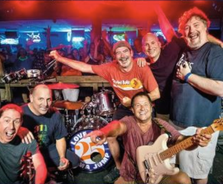 Love Seed Mama Jump will be among the six music acts performing at the annual holiday party at Seacrets in Ocean City on Friday, Dec. 15. Admission is free, but patrons are encouraged to
bring a new, unwrapped gift for the Toys For Tots charity.