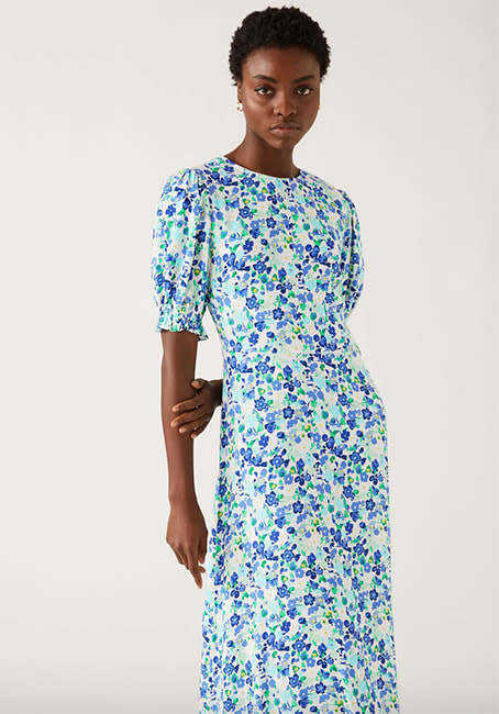 Marks & Spencer floral midi dress