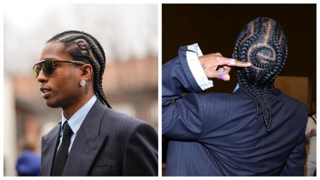 Janet Jackson Debuts New Look - Blue Box Braids & Shaved Sides