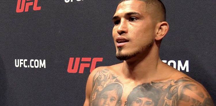 Anthony Pettis UFC 241 workout scrum