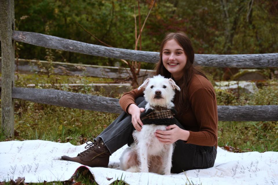 Julianna Dufresne (valedictorian) graduates in the top 10 of the class of 2024 from Bristol County Agricultural High School.