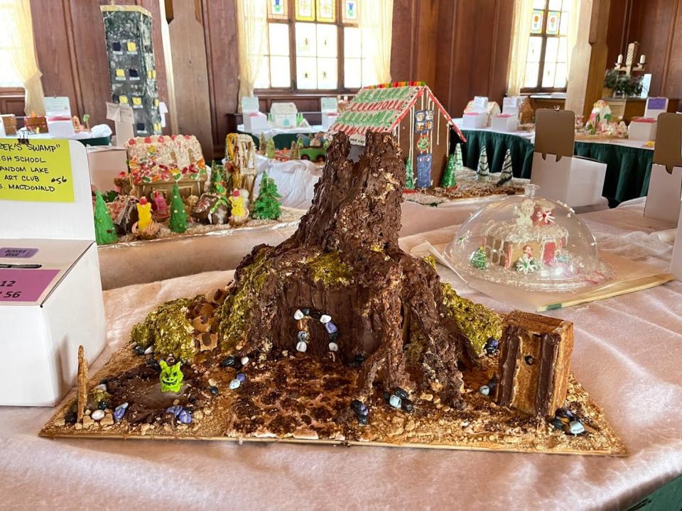 26th annual Gingerbread Festival, first place, Grades 9-12 category: Random Lake High School, ‘Shrek’s Swamp.’