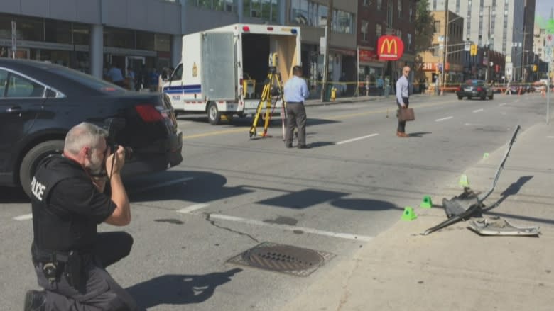 Woman struck by cab on Elgin critically hurt