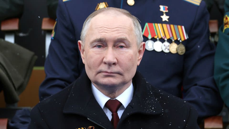 Putin attends the military parade. - Mikhail Klimentyev/Sputnik/Reuters