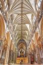 <p>Described by <em>Lonely Planet</em> as an 'English dream,' this stunning 11th century cathedral is the third highest building in England. As well as its impressive tower, this building is also home to a stunning display of stained-glass windows. </p>