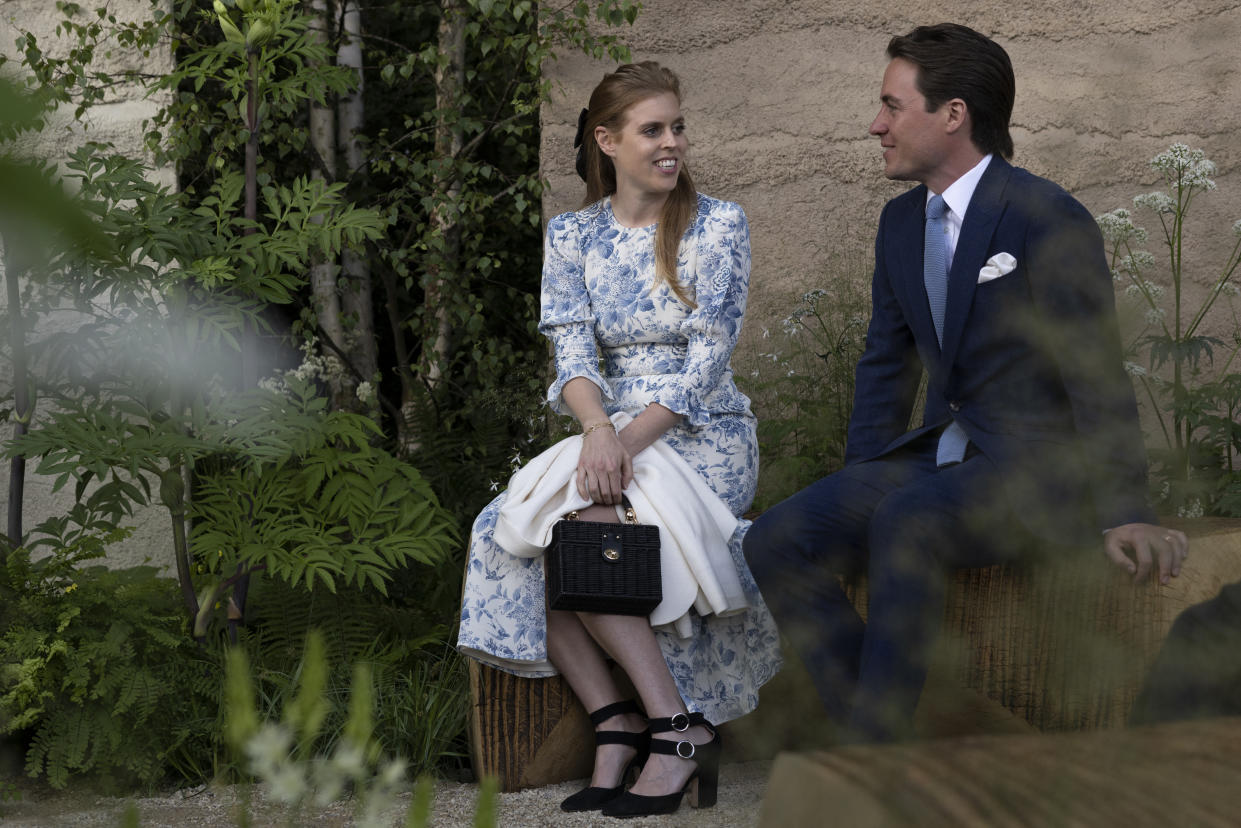 Princess Beatrice and Edoardo Edoardo Mopelli Mozzi istarted dating in 2018. (Getty Images)