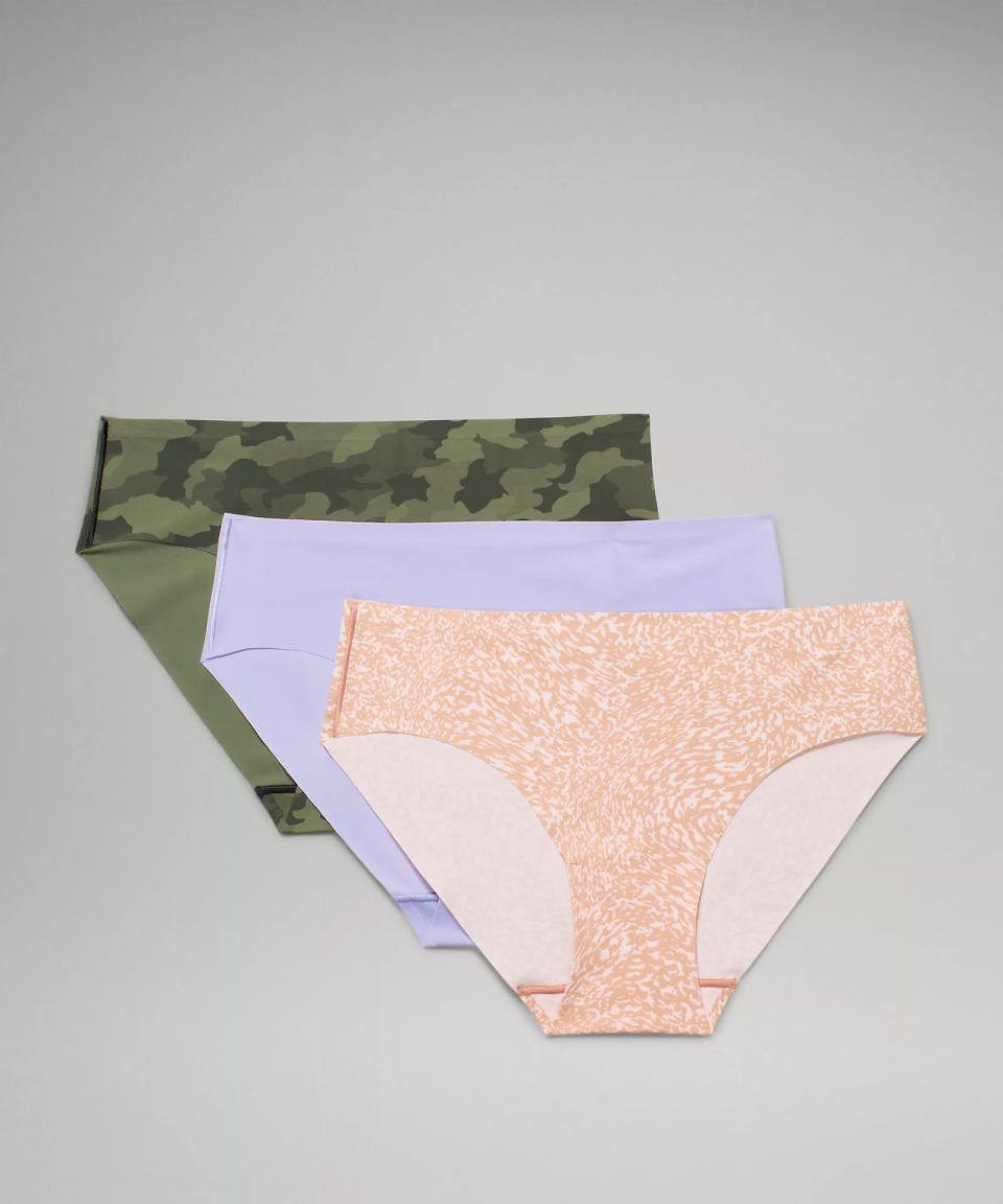 InvisiWear Mid-Rise Bikini Underwear 3 Pack (Photo via Lululemon)