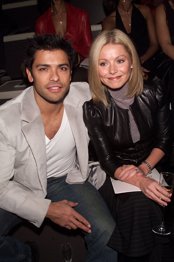 the couple is at a fashion week party