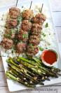 <p>Give the burgers and dogs a rest and whip these up at your next BBQ.</p><p><em><a href="http://www.theorganickitchen.org/blog-tutorials/grilled-bacon-sriracha-meatball-skewers-with-coconut-rice/" rel="nofollow noopener" target="_blank" data-ylk="slk:Get the recipe from The Organic Kitchen »;elm:context_link;itc:0;sec:content-canvas" class="link "><span class="redactor-invisible-space">Get the recipe from The Organic Kitchen »</span> </a></em></p>
