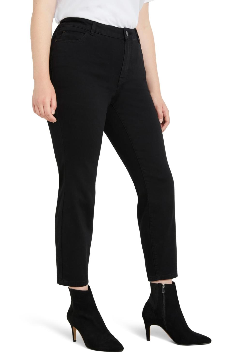 Eloquii Black Ankle Jeans