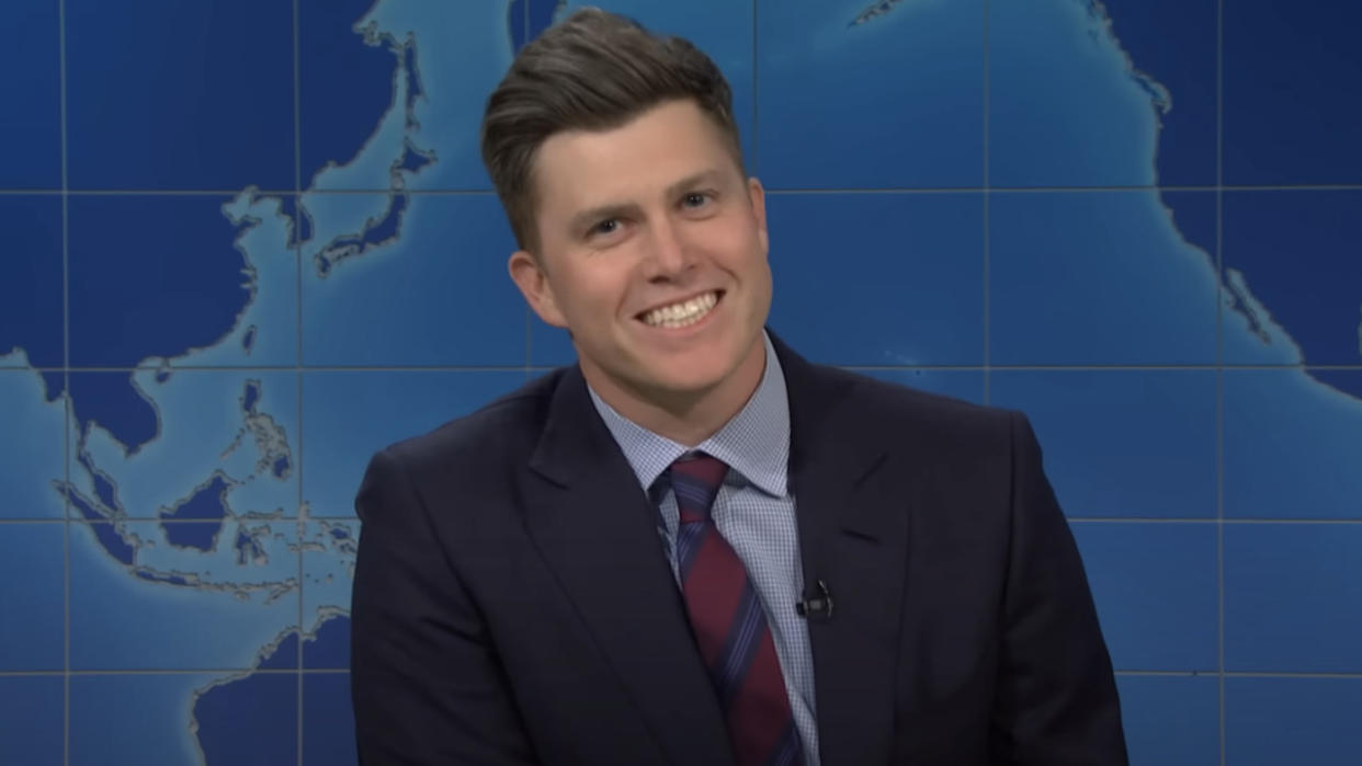  Colin Jost on Saturday Night Live. 