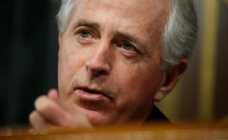 FILE PHOTO: Senate Foreign Relations Committee Chairman Bob Corker in Washington, U.S. January 11, 2017. REUTERS/Kevin Lamarque