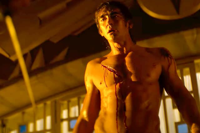 <p>Apple TV/YouTube</p> Lee Pace in a scene from 'Foundation' Season 2.