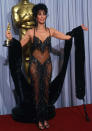 1988: Nearly 20 years before Cher took Sin City by storm, the diva donned this showgirl-inspired Bob Mackie mess of a dress at the 60th Academy Awards.