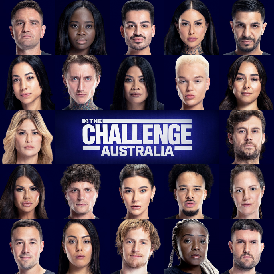 The Challenge Australia cast.