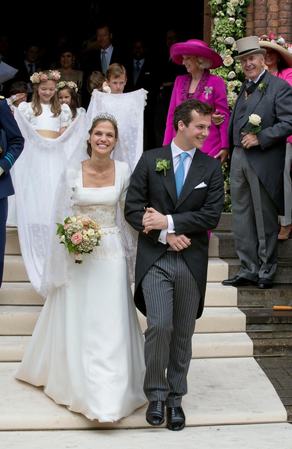 Princess Alix de Ligne and Guillaume de Dampierre (Alamy/PA)