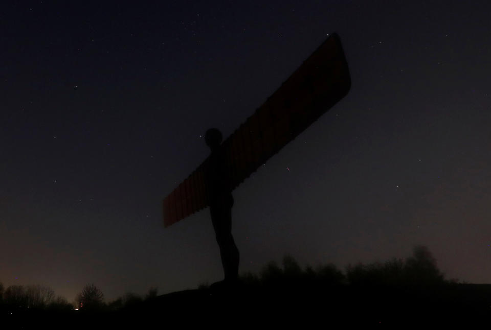 The Angel Of The North sculpture in Gateshead.