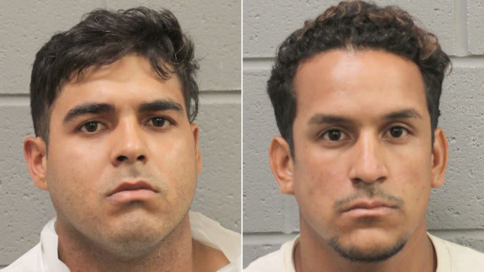 Johan Jose Martinez-Rangel, left, and Franklin Jose Peña Ramos, 26, were both in the United States illegally, according to US Immigration and Customs Enforcement. - City of Houston
