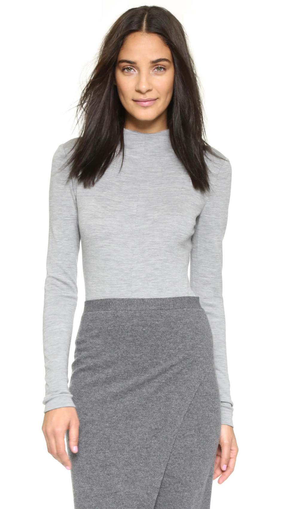 Tibi Heathered bodysuit, $365, shopbop.com