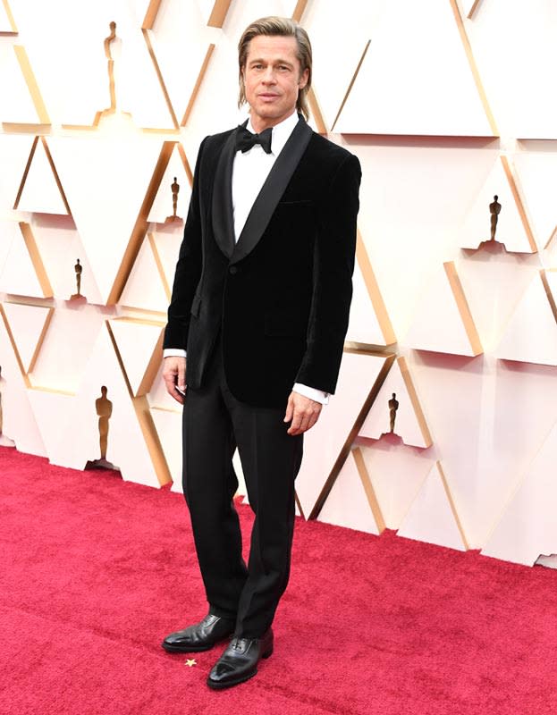 Brad Pitt en la gala de los Oscar 2020