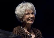 Canadian author Alice Munro attends the opening night of the International Festival of Authors in Toronto on October 21, 2009. The Swedish Academy says Canada's Alice Munro won't travel to Stockholm to collect her Nobel Prize for Literature because of poor health. THE CANADIAN PRESS/Chris Young