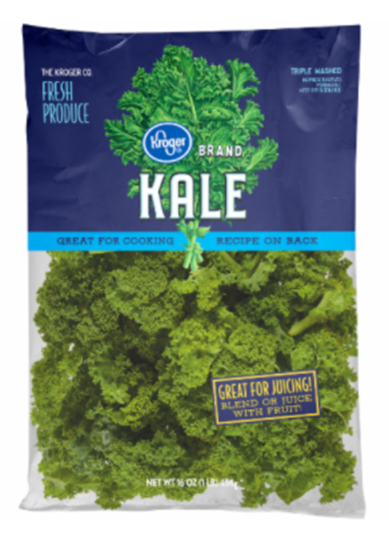 One-pound bags of Kroger-brand kale are among the recall.  (FDA)