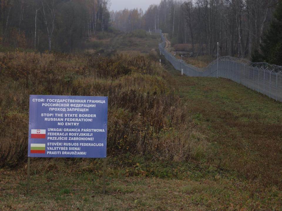 Russia Kaliningrad Poland Lithuania border Suwalki