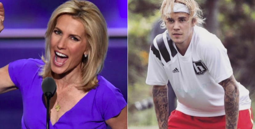 Laura Ingraham and Justin Bieber