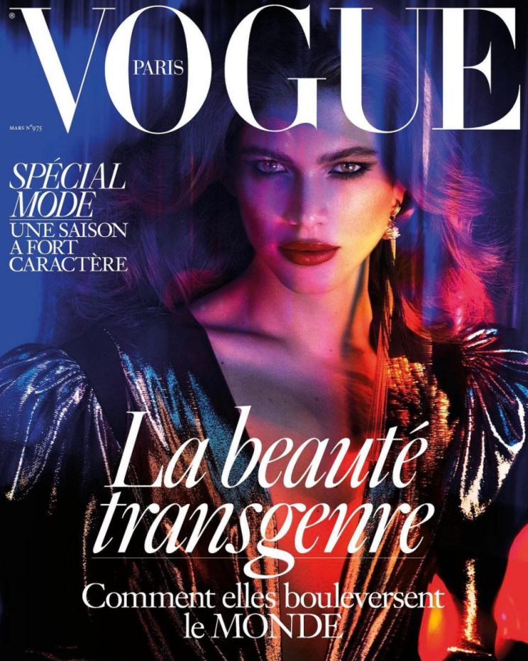 <i>Vogue Paris’ latest issue features transgender model Valentina Sampaio [Photo: Instagram/vogueparis]</i>