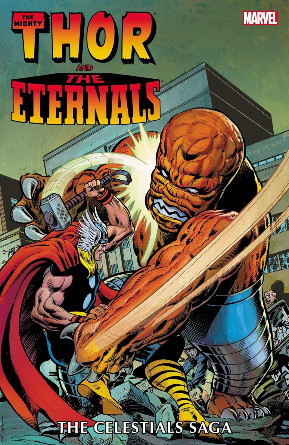 Cover art to Thor and the Eternals.