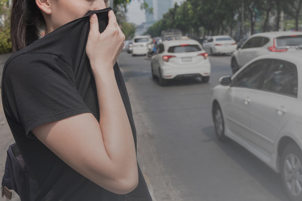 Studies have found a connection between air pollution and increased rates of asthma, hay fever and other allergy issues. (Photo: Getty)