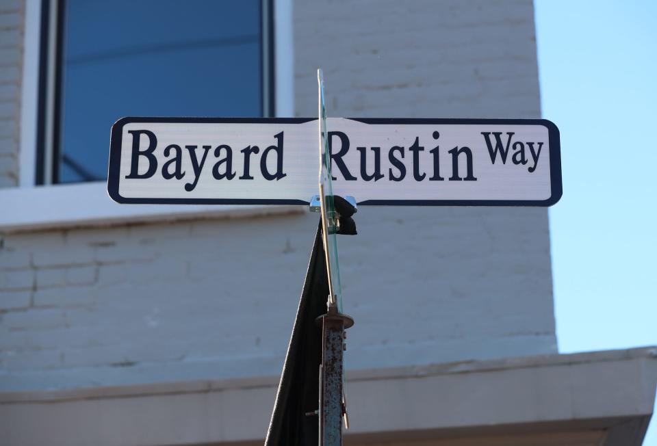 Bayard Rustin Way dedication ceremony at The Rockland Pride Center in Nyack on Thursday, June 9, 2022.