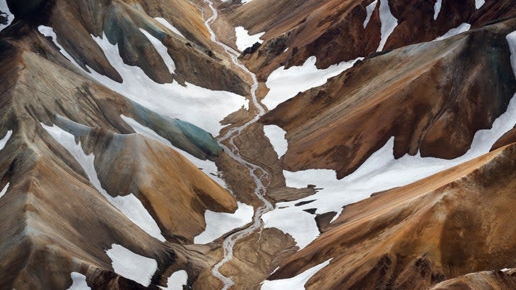 River bed in Landmannalaugar, Iceland