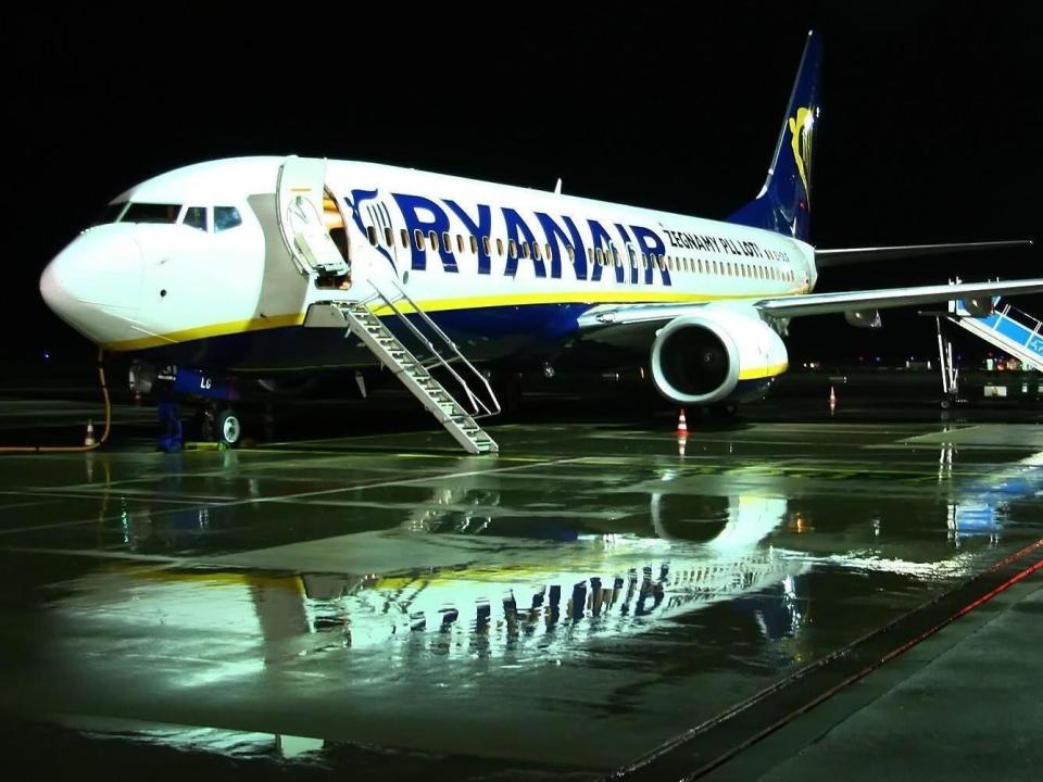 Night stop: Ryanair likes to get its aircraft back to their bases by about 11pm or midnight: Ryanair