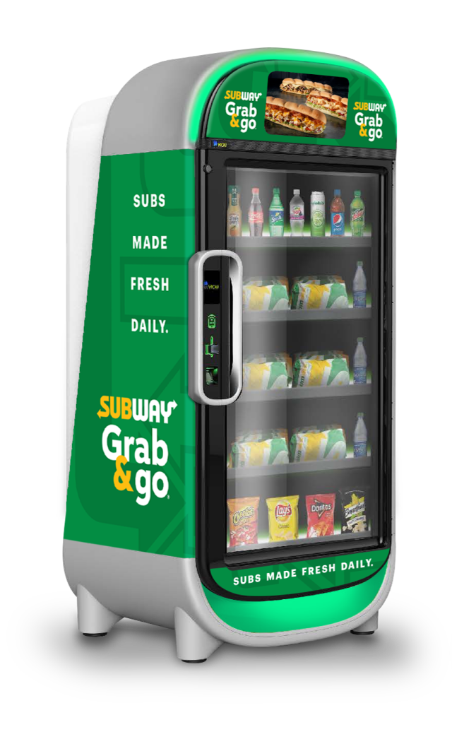 Subway sandwich vending machine at California college sells fresh premade  sandwiches