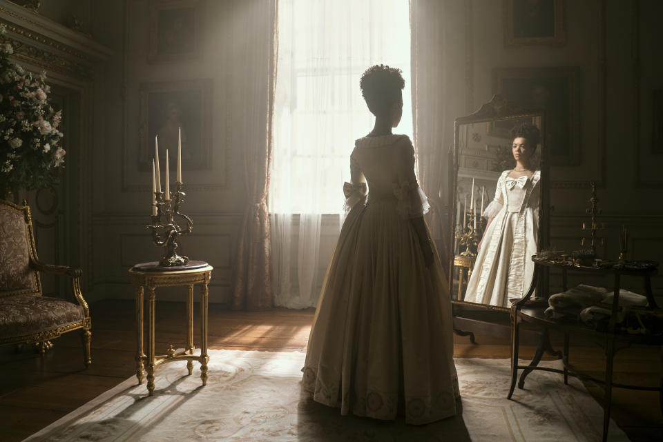 India Amarteifio as Young Queen Charlotte in 'Queen Charlotte: A Bridgerton Story'<span class="copyright">Liam Daniel—Netflix</span>