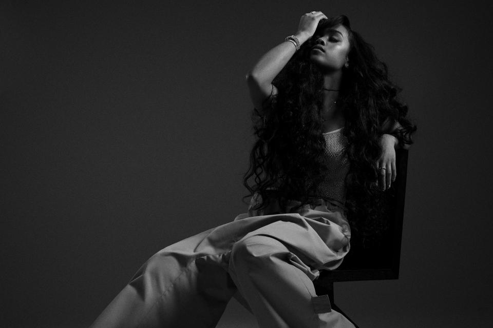 Genre-bending singer songwriter H.E.R. will perform at TCU Amphitheater at White River State Park on Sunday, May 1, 2022.