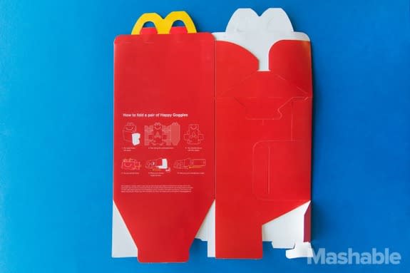 Watch: Happy Meal box folds into Happy Goggles for VR 