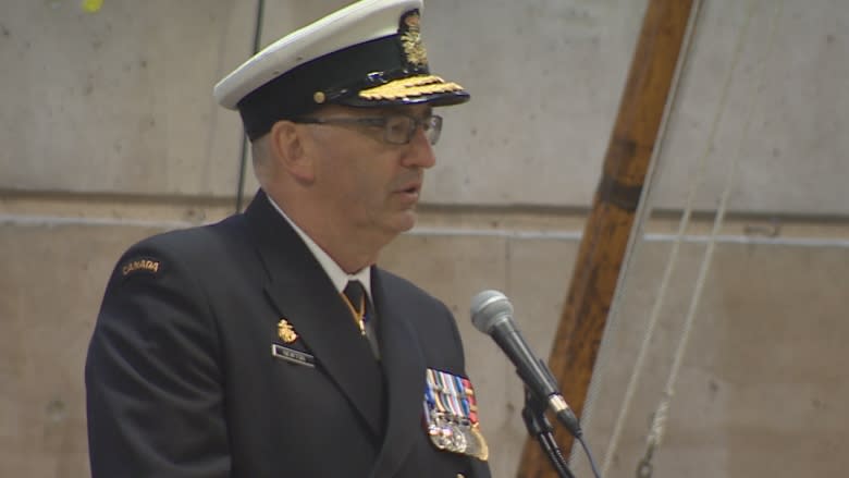 Rear admiral apologizes to Indigenous recruits for sailor's 'war cry' insult