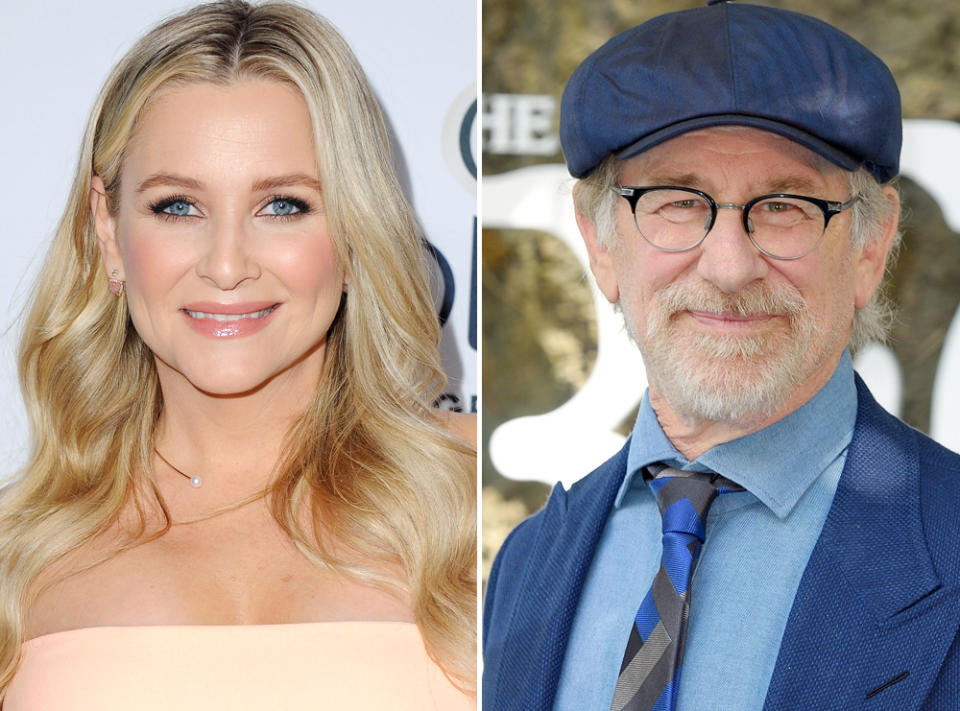 Steven Spielberg and Jessica Capshaw