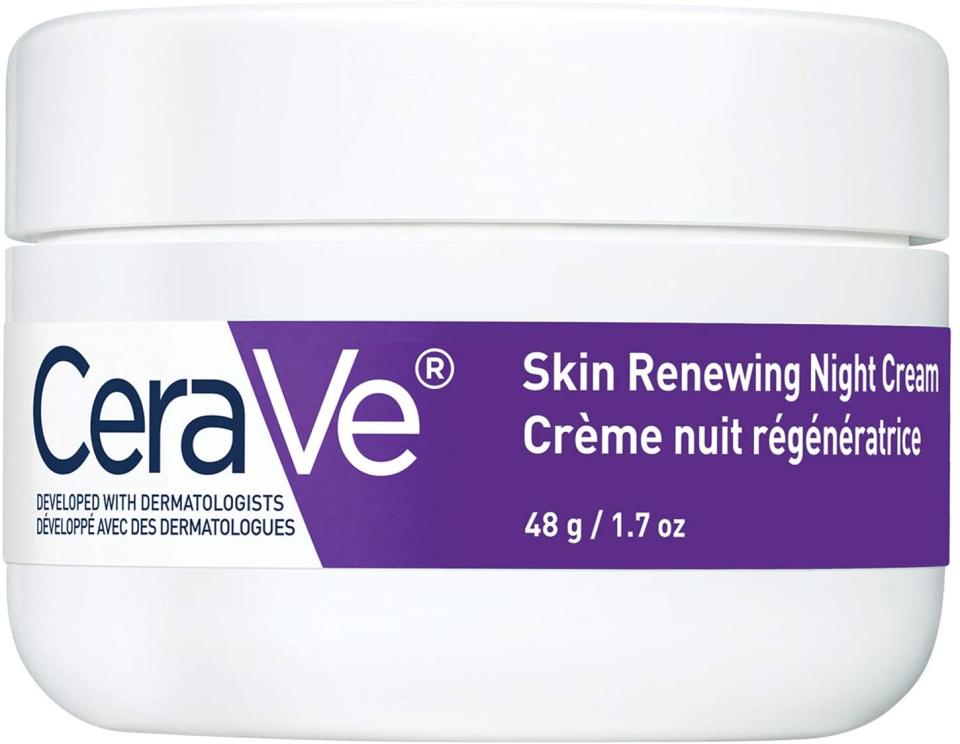 CeraVe Night Cream for Face | Skin Renewing Night Cream With Hyaluronic Acid &amp; Niacinamide 