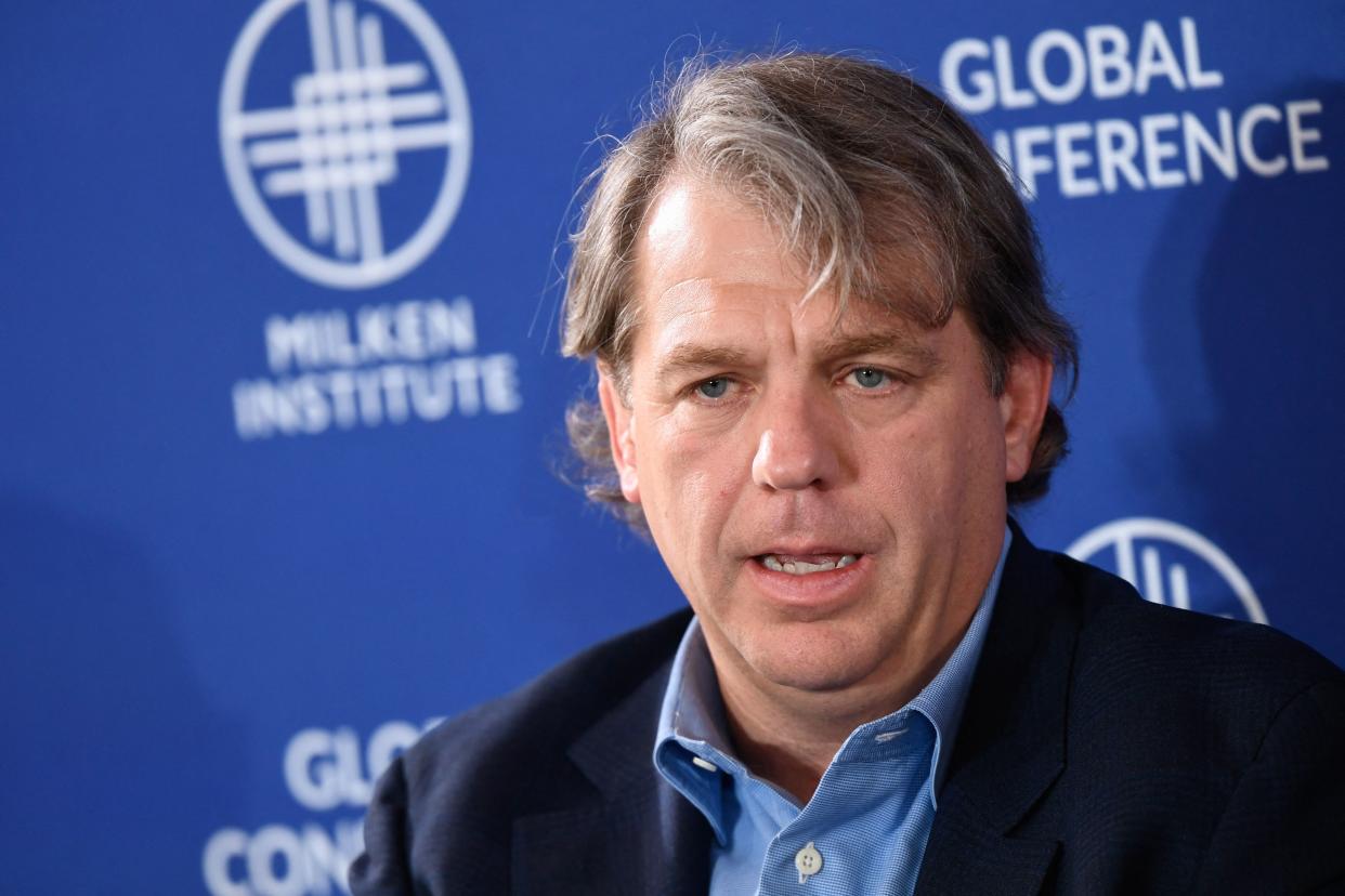 Todd Boehly, Co-Founder, Chairman and CEO, Eldridge, speaks during the Milken Institute Global Conference on May 2, 2022 in Beverly Hills, California. (Photo by Patrick T. FALLON / AFP) (Photo by PATRICK T. FALLON/AFP via Getty Images)